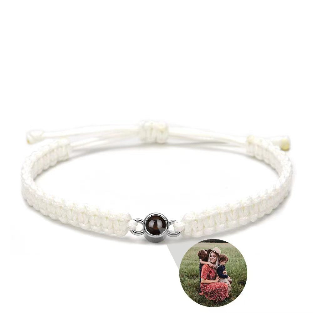 Personalized Circle Photo Bracelet