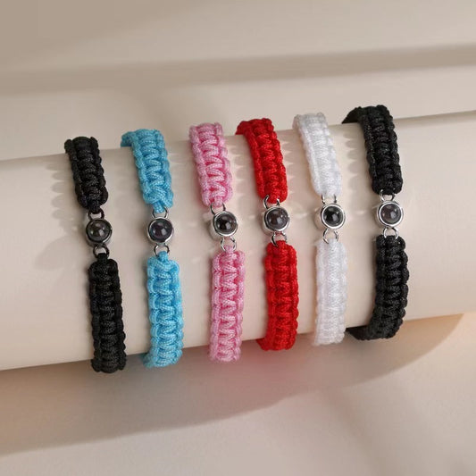 Personalized Circle Photo Bracelet