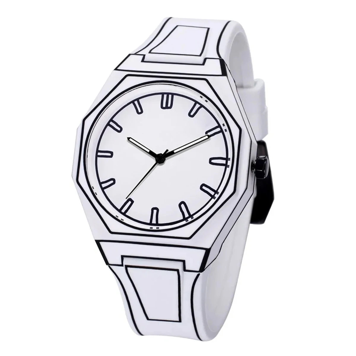 2D Comic Quartz Watch