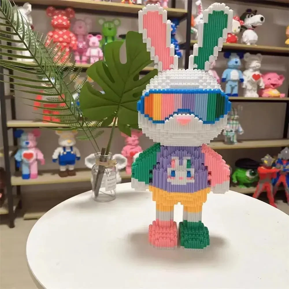 3DBlocks Cool Bunny Rabbit Building Blocks