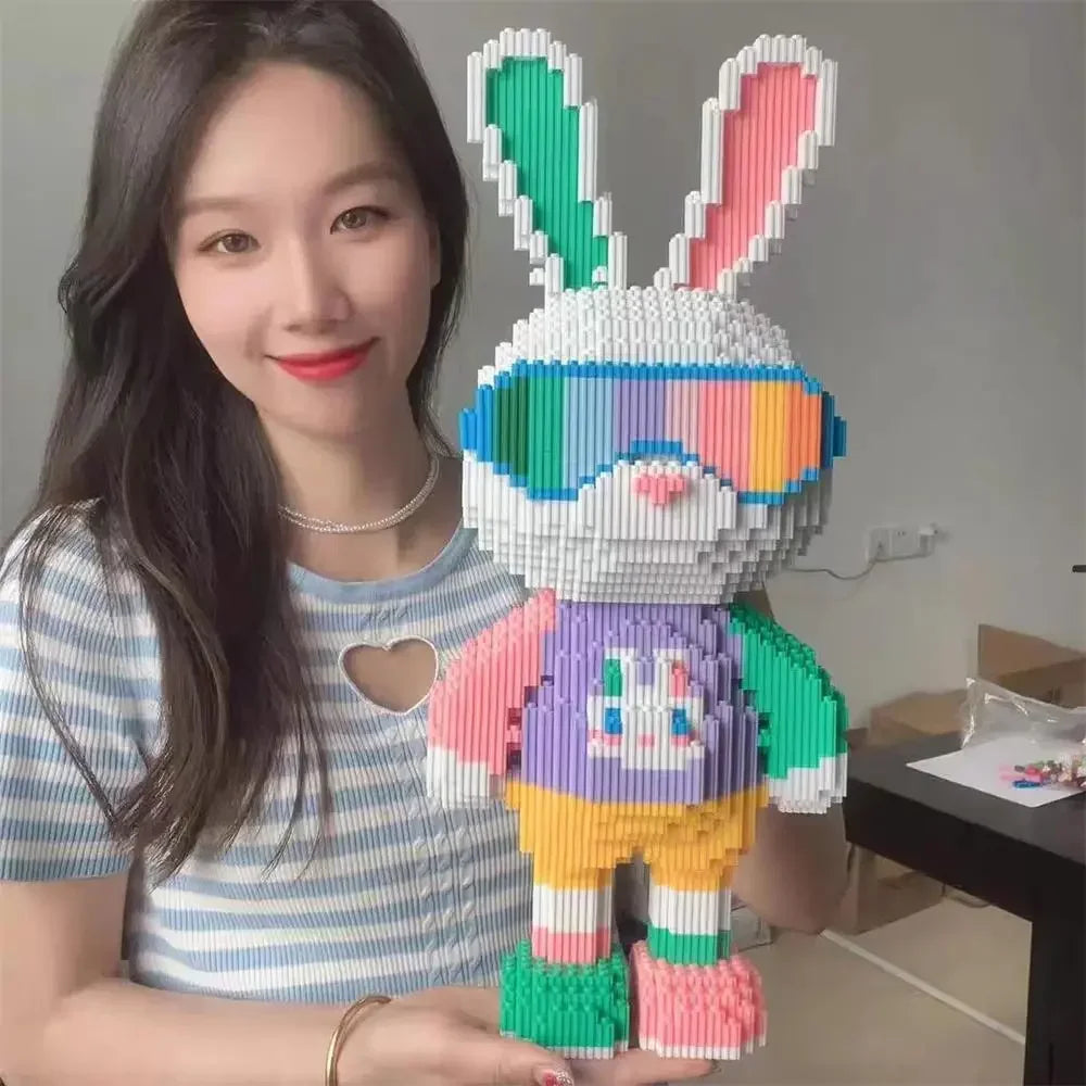 3DBlocks Cool Bunny Rabbit Building Blocks