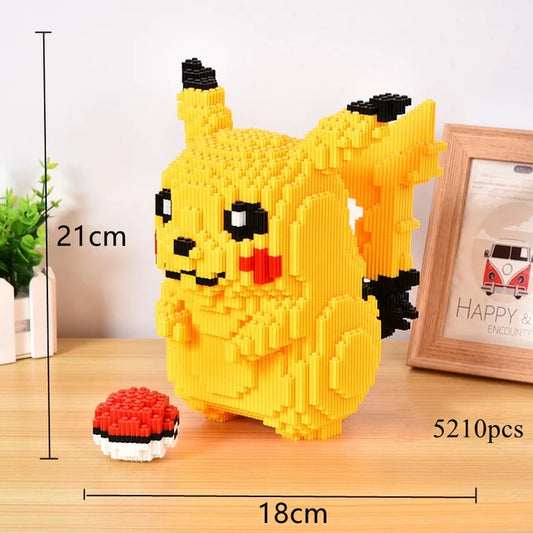 Bloques de construcción de Pokémon Pikachu de 3DBlocks (5210 piezas)