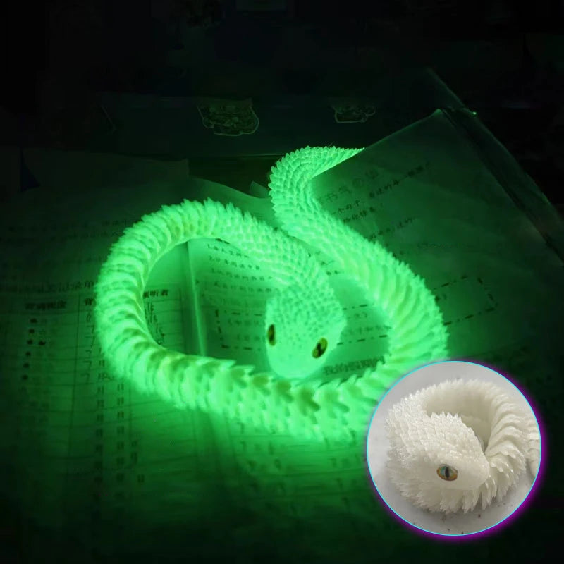 3D Printed Flexible Snake Toy