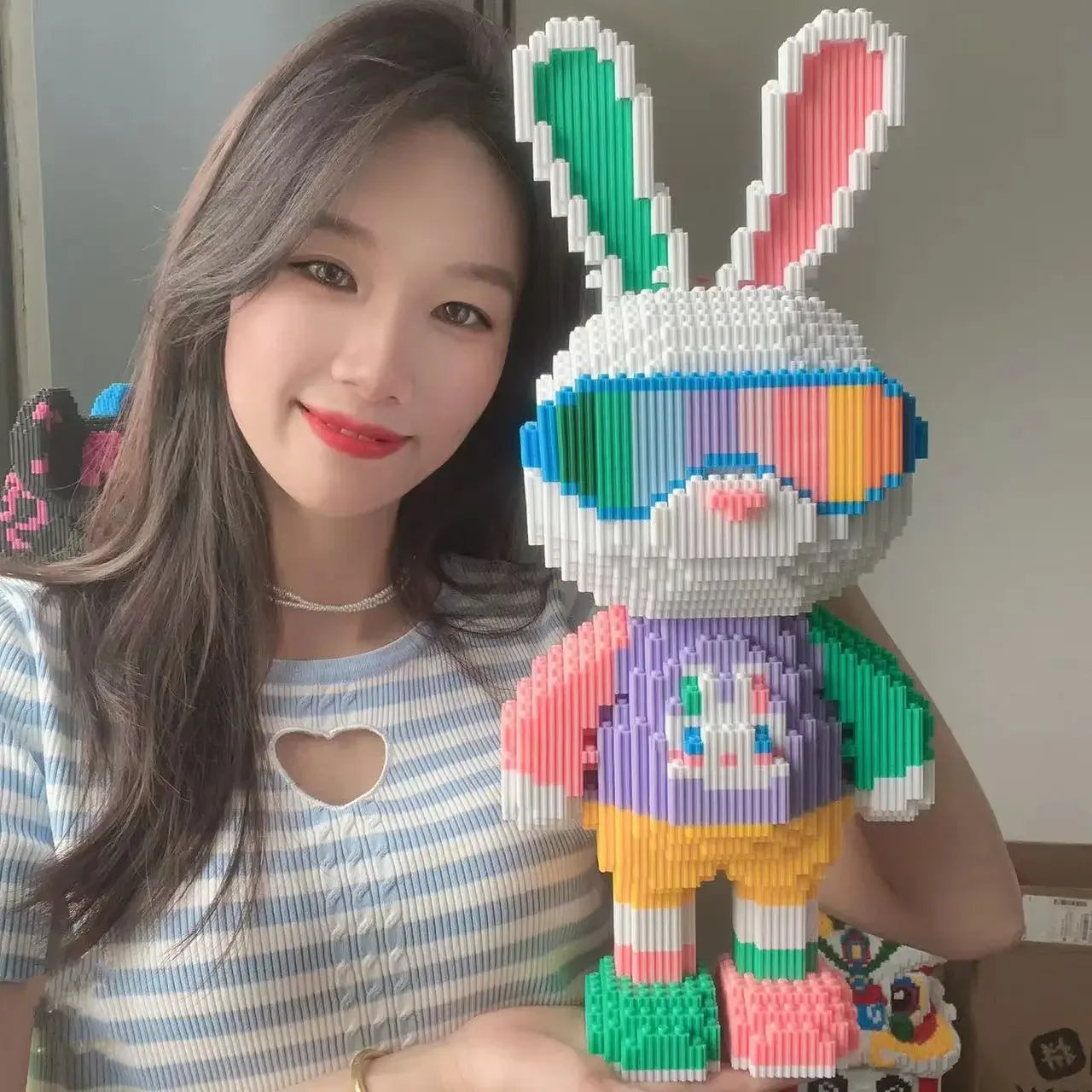 3DBlocks Cool Bunny Rabbit Building Blocks