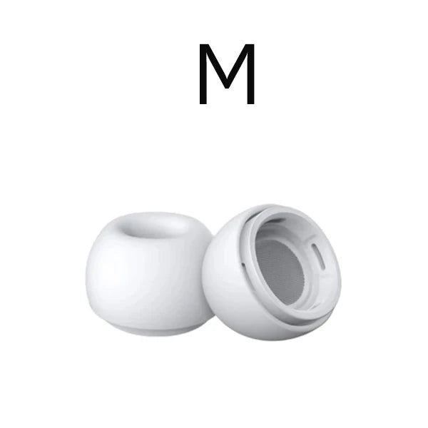 (4 Pairs) Replacement Ear Tips for Airpods Pro & 2nd Generation with Pressure Relief Hole - (With Box)