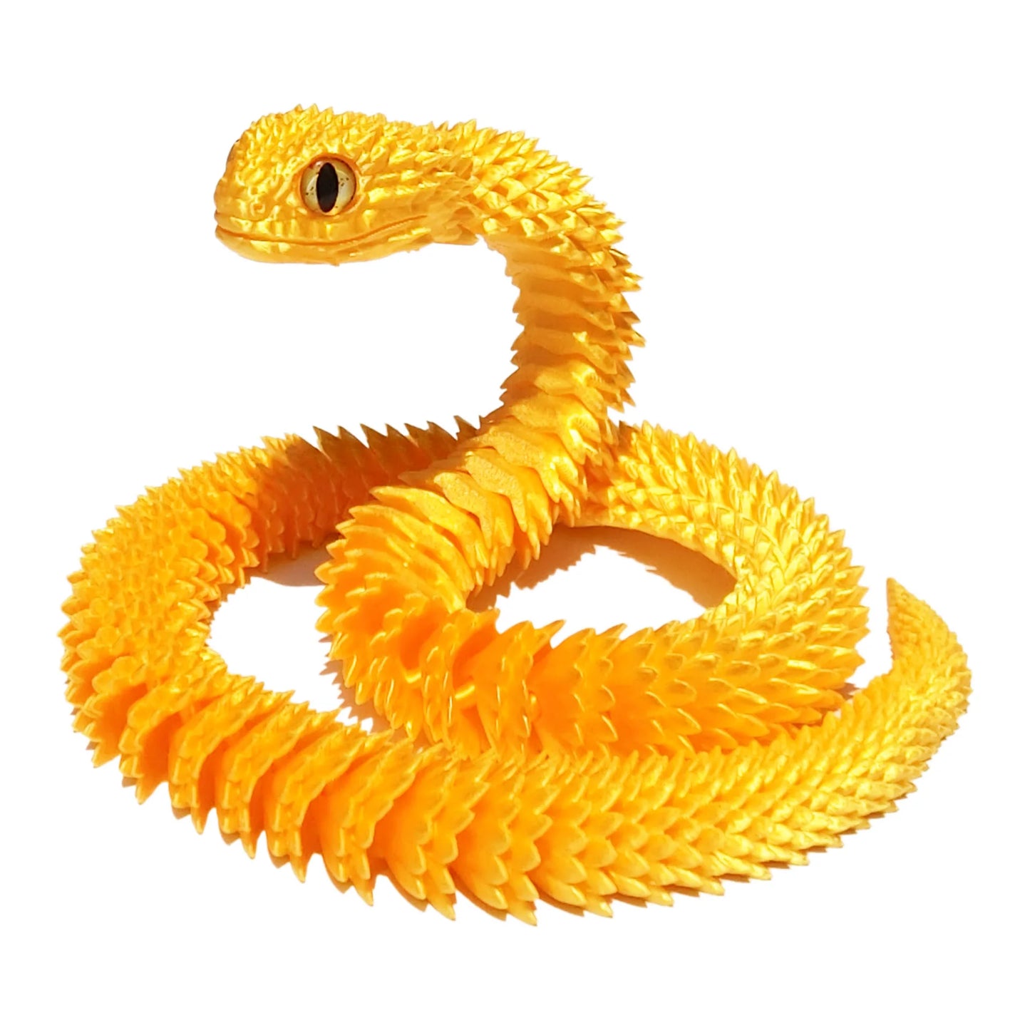 3D Printed Flexible Snake Toy