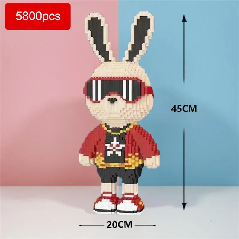 3DBlocks Cool Bunny Rabbit Building Blocks