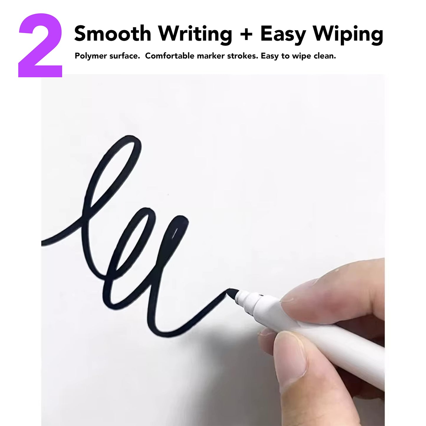 Static Cling Dry Erase Whiteboard (No Adhesive Required)
