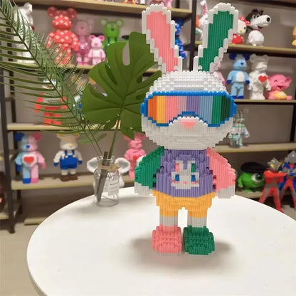 3DBlocks Cool Bunny Rabbit Building Blocks