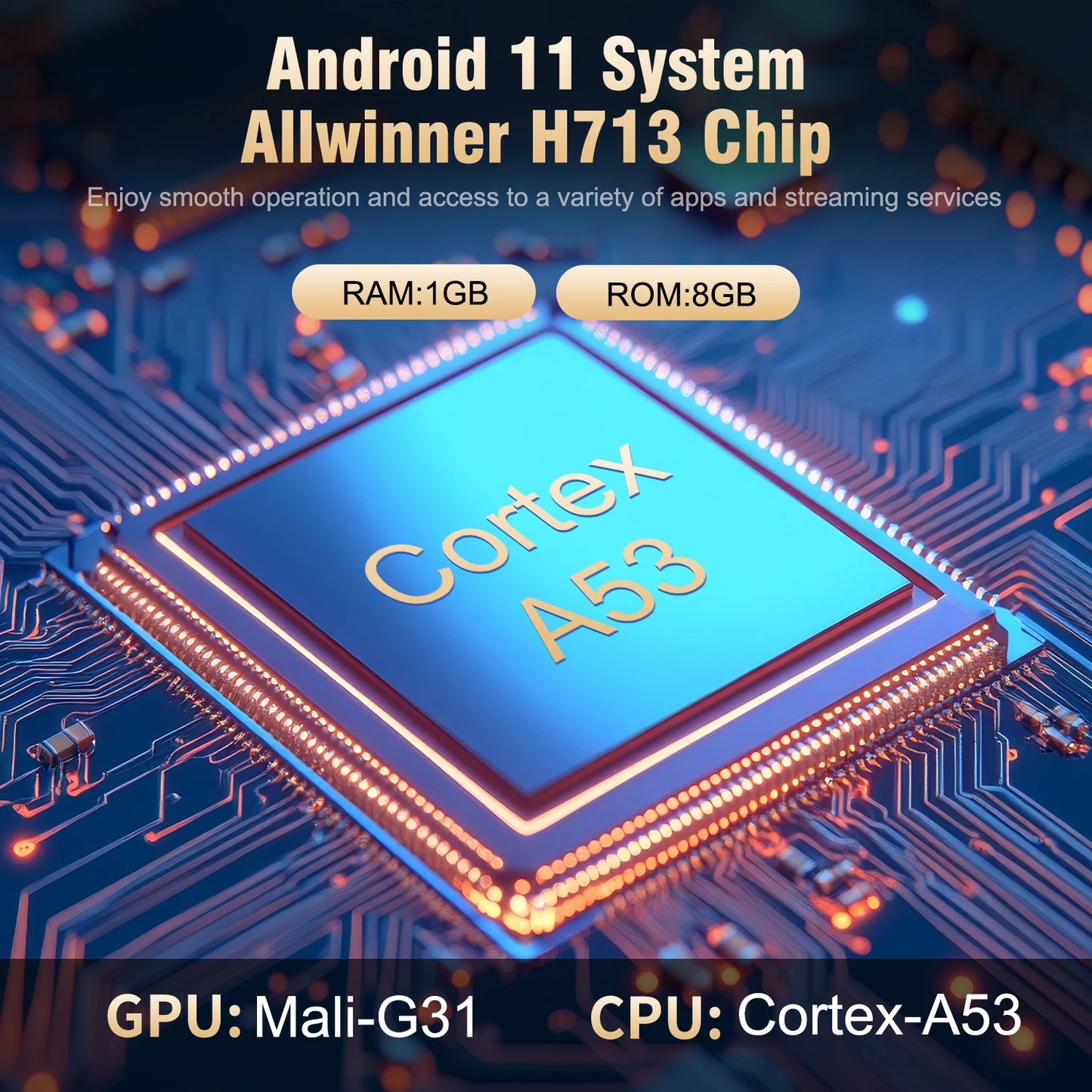 Magcubic | HY310 Mini Projector – Auto Focus, Native 1080P, 330ANSI, Android 11, 4K Support, Air Mouse + Voice Assistant