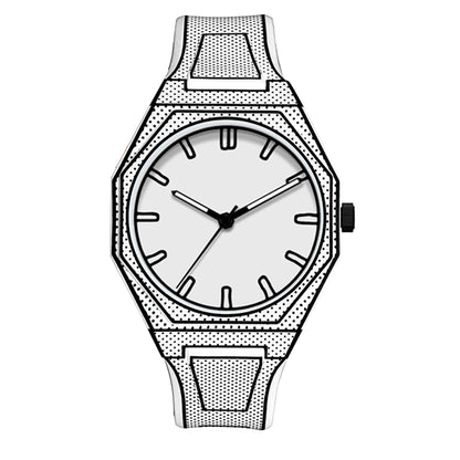 2D Comic Quartz Watch