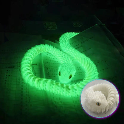 3D Printed Flexible Snake Toy