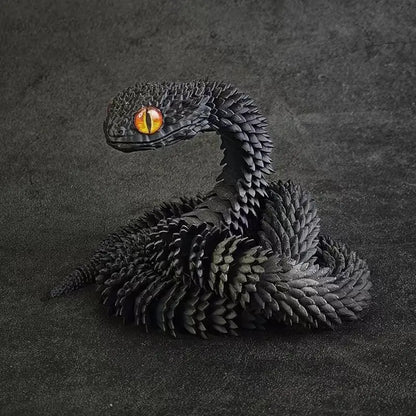3D Printed Flexible Snake Toy