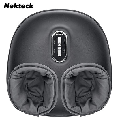 Nekteck | Shiatsu Foot Massage Machine With Heat Therapy, Air Compression, Shiatsu Knead Roller, Muscle Relaxation