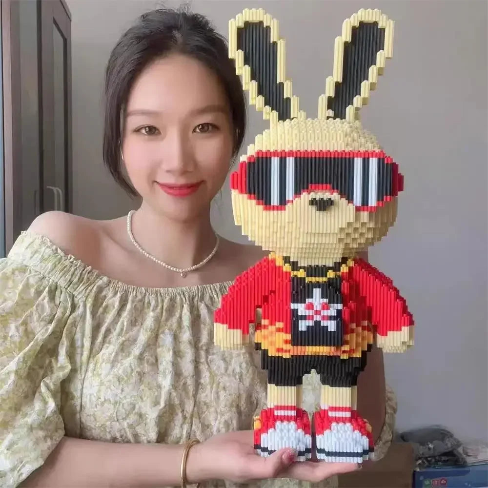 3DBlocks Cool Bunny Rabbit Building Blocks