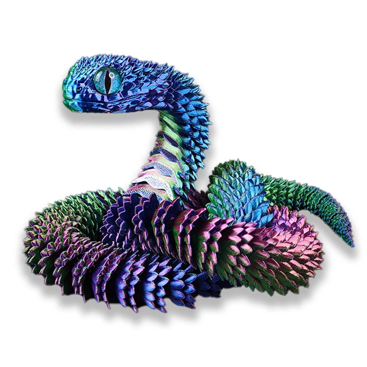 3D Printed Flexible Snake Toy