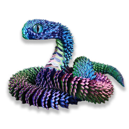 3D Printed Flexible Snake Toy