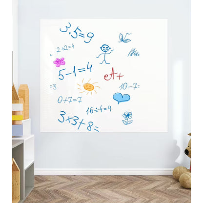 Static Cling Dry Erase Whiteboard (No Adhesive Required)